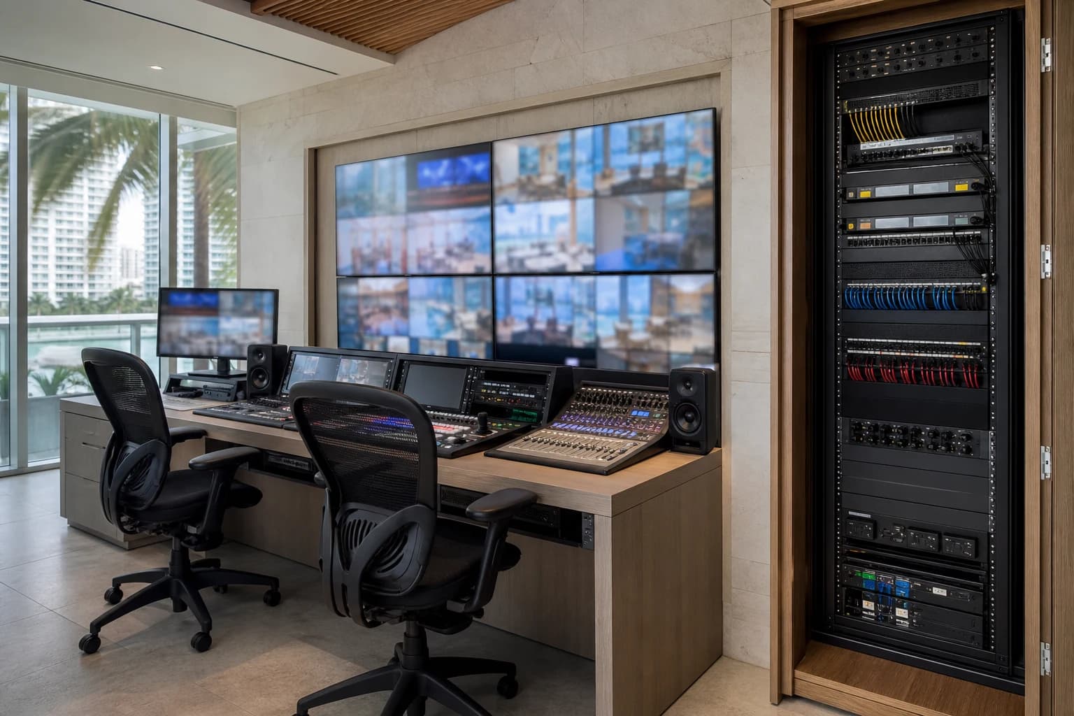 Broadcast Studio Design environment for Dubai