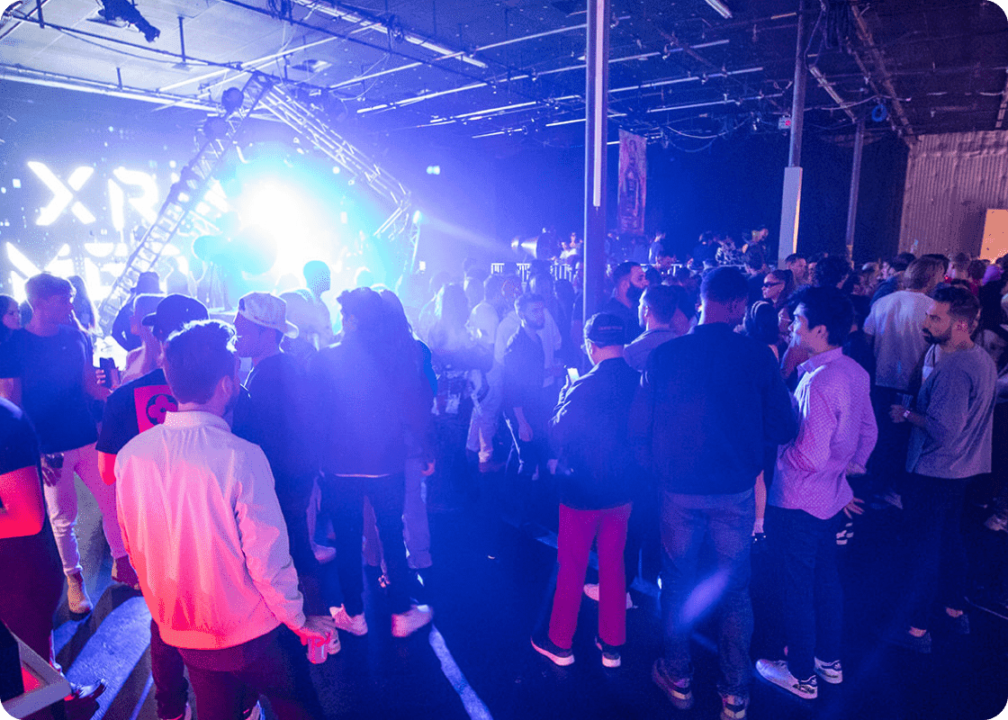 Jaz Entertainment production work at a live event